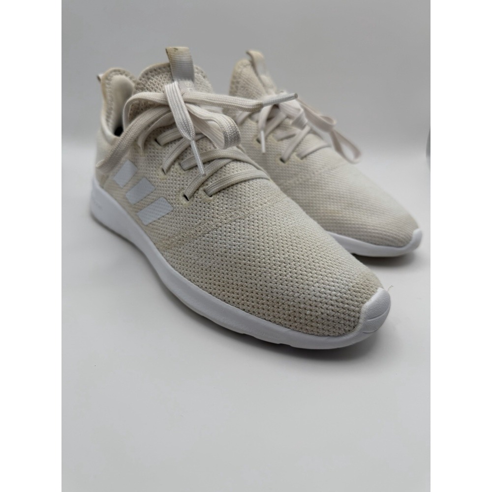adidas Cloudfoam Pure Running Shoes Women's Size 7.5 White Cream